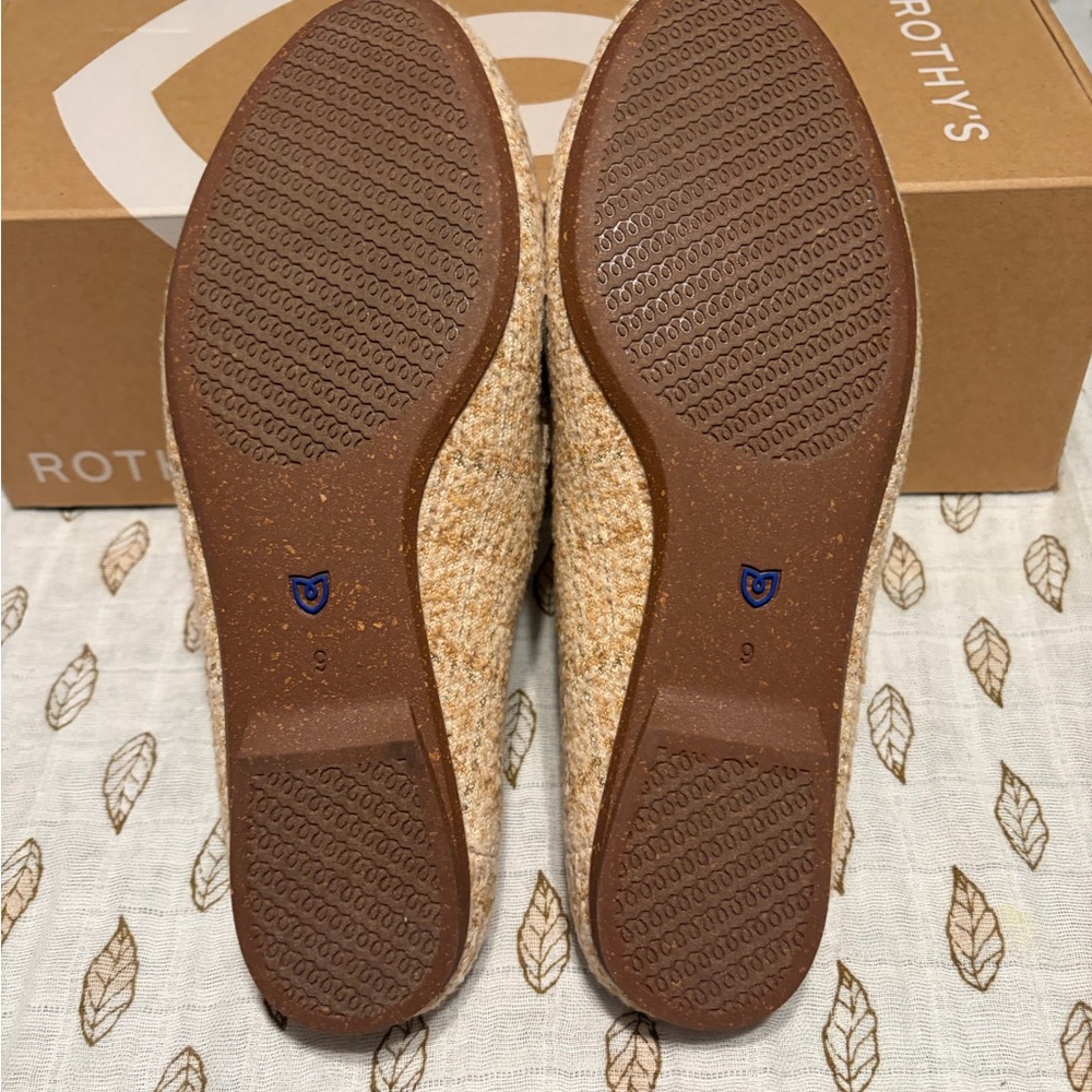 Rothy's Moonlit Tweed Cozy Bit Loafer Mule - Picture 3 of 5